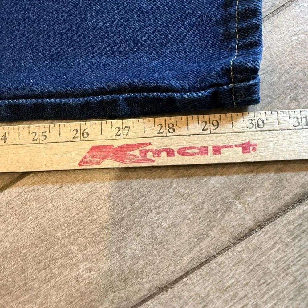Wrangler Rugged Wear Jeans Mens 44x30 Blue Denim Straight Leg Dark Wash Classic